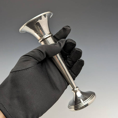 1978年 英国ヴィンテージ 純銀製 花瓶 一輪挿し 55g